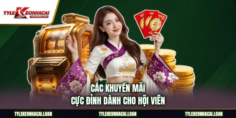 Các khuyến mãi cực đỉnh dành cho hội viên